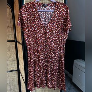 Madewell Floral Sun Dress with Buttons
